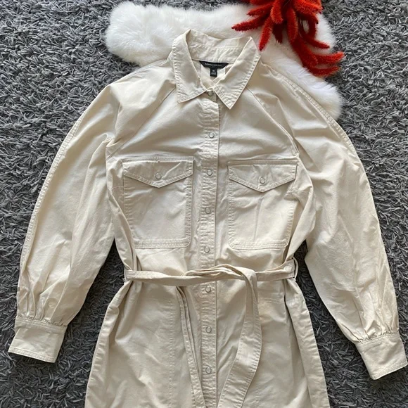 Banana Republic Twill Utility Midi Shirtdress - Picture 3 of 8